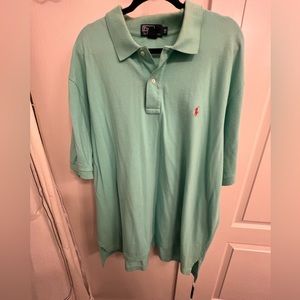 Ralph Lauren Shirt Sleeve Shirt - Big& Tall Size 3XL (teal)